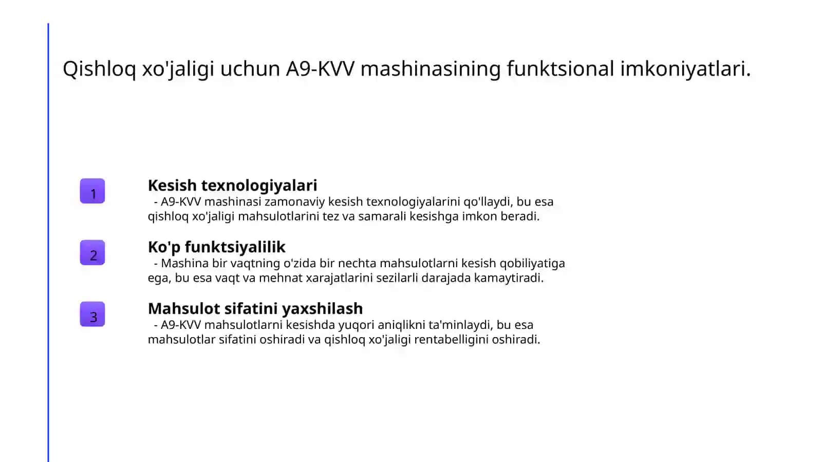 A9-KVV qishloq xujaligi maxsulotlarini kesish mashinasi 4