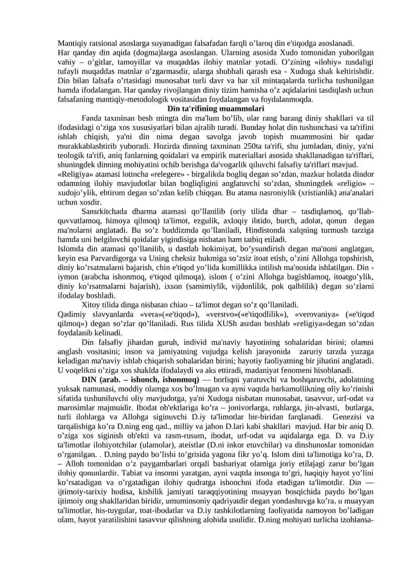 Dinshunoslik 4