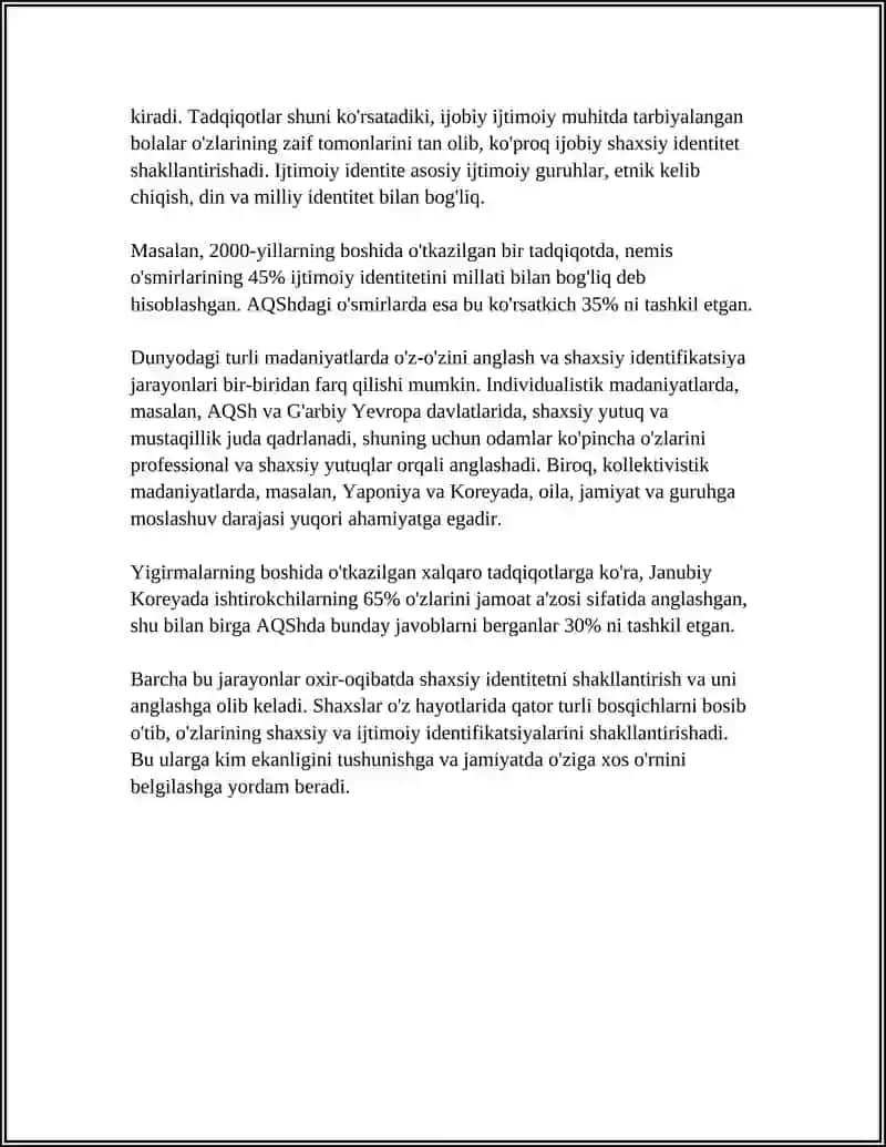 IJTIMOIY XISSIY RIVOJLANISH SOHA KOMPETENSIYALARI 4