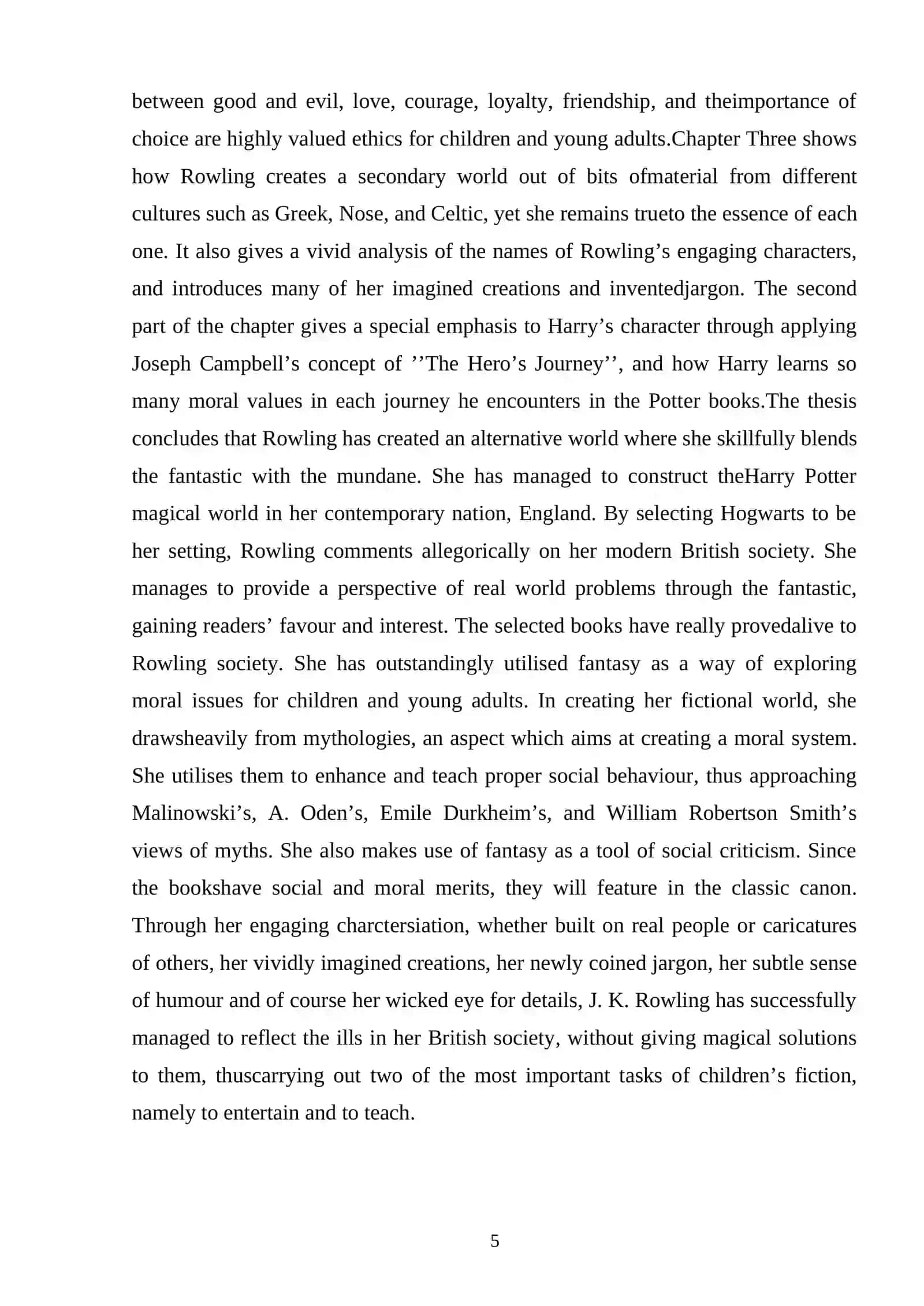J.K.ROWLING: HARRY POTTER SUMMARY AND ANALYSIS 4