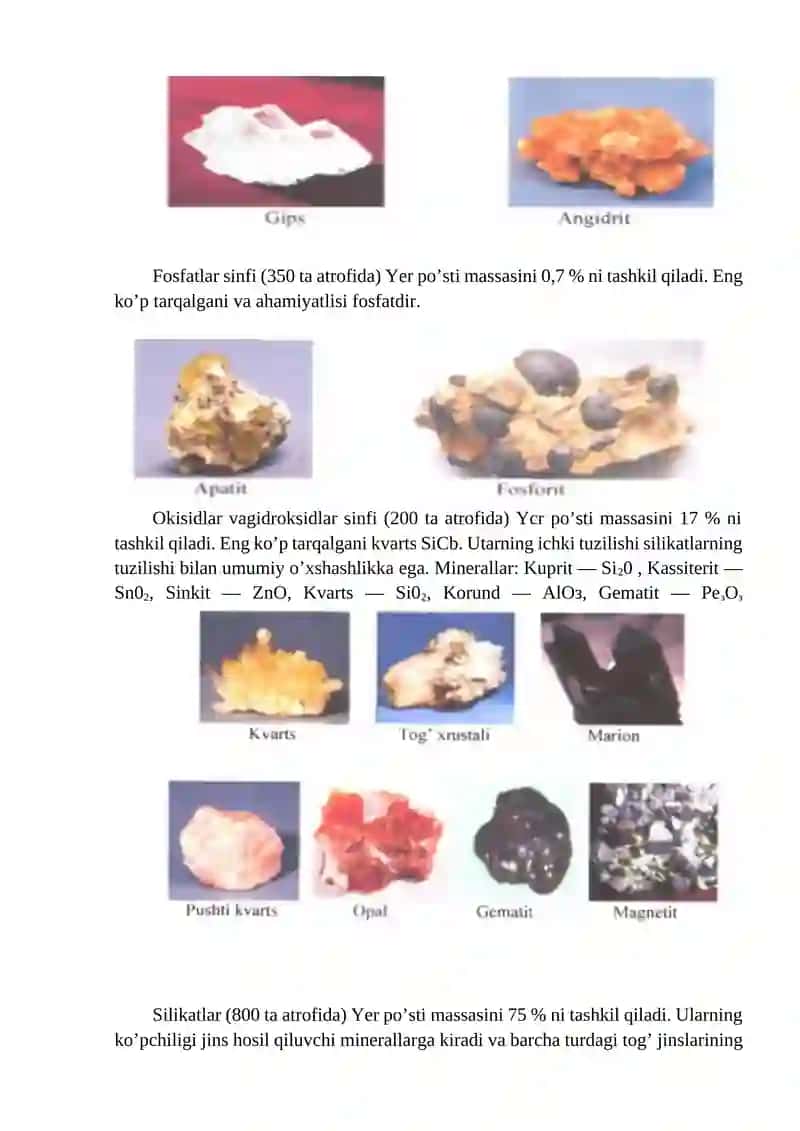 Minerallar 4