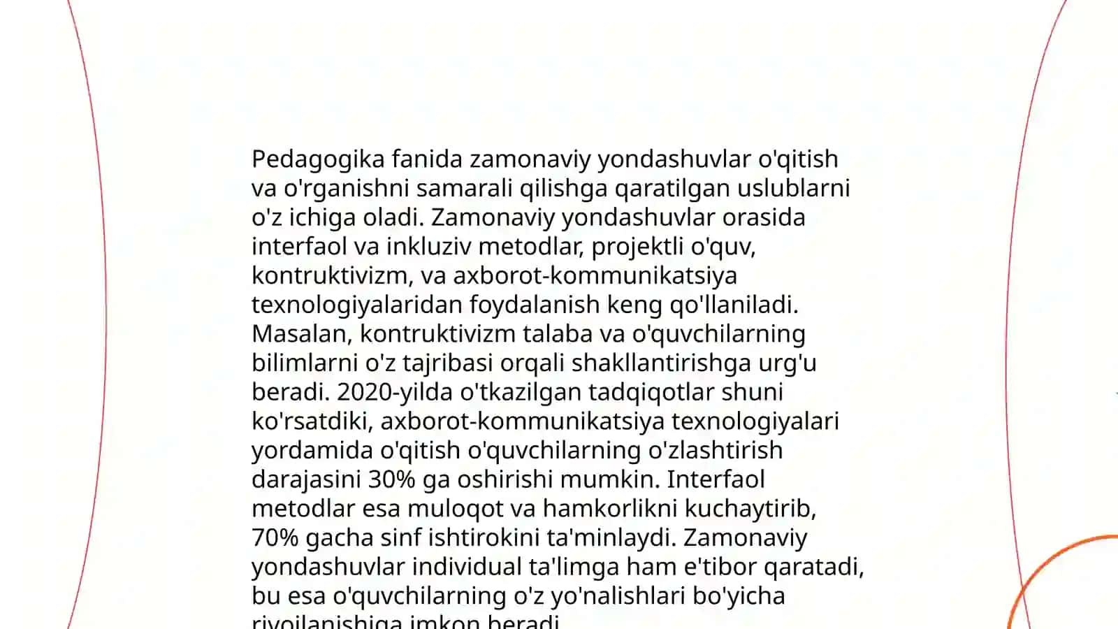O'zbekistonda ta‘lim islohotlari va Pedagogika fani 4