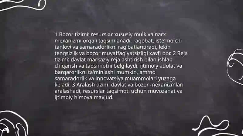 Ijtimoiy iqtisodiy tizimlar 4