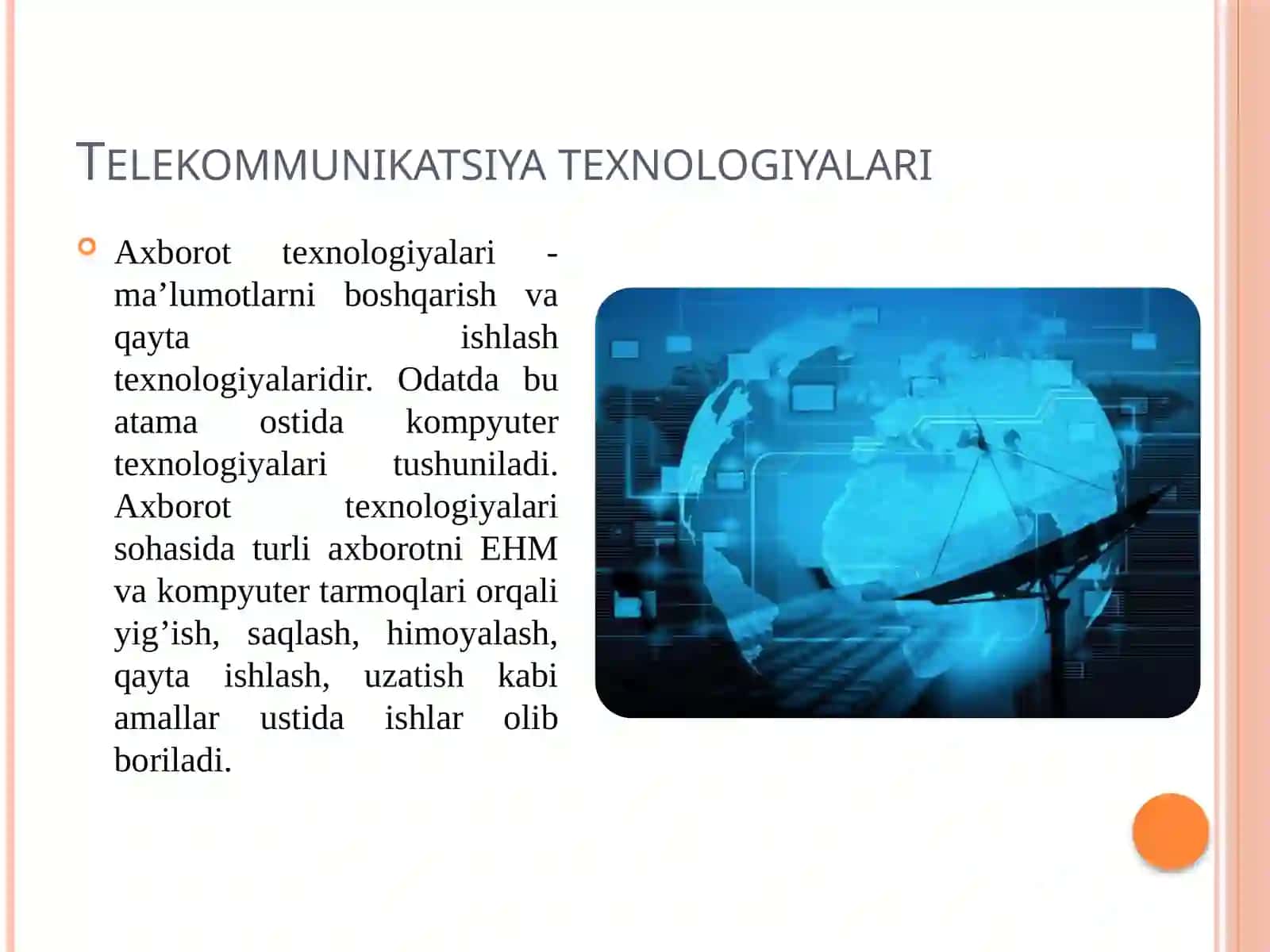Telekommunikatsiya va simsiz aloqa texnologiyalari 4