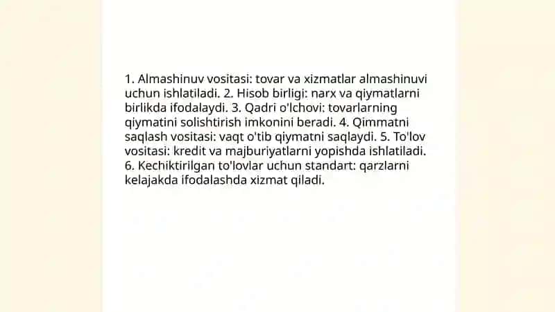 Pul tizimi 4