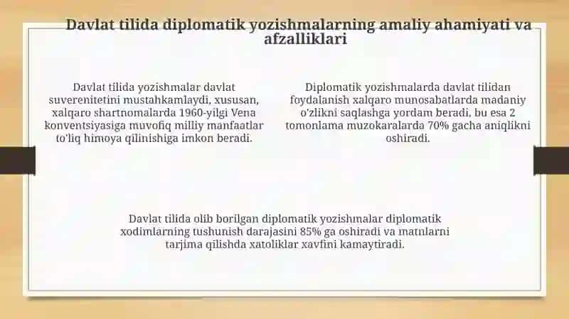 Davlat tilida diplomatik yozishmalarni amalga oshirish 4