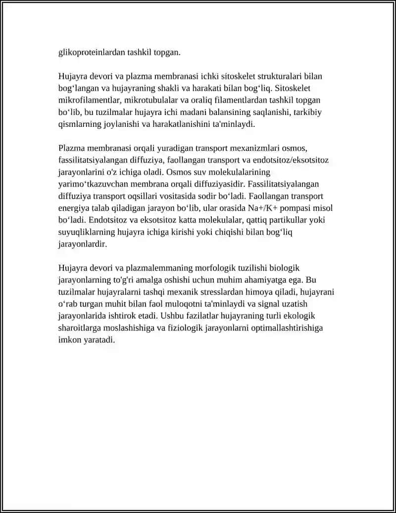 HUJAYRA VA ORGANELLALARNING MORFOLOGIK JIHATDAN TUZULMAVIY ASASI 4