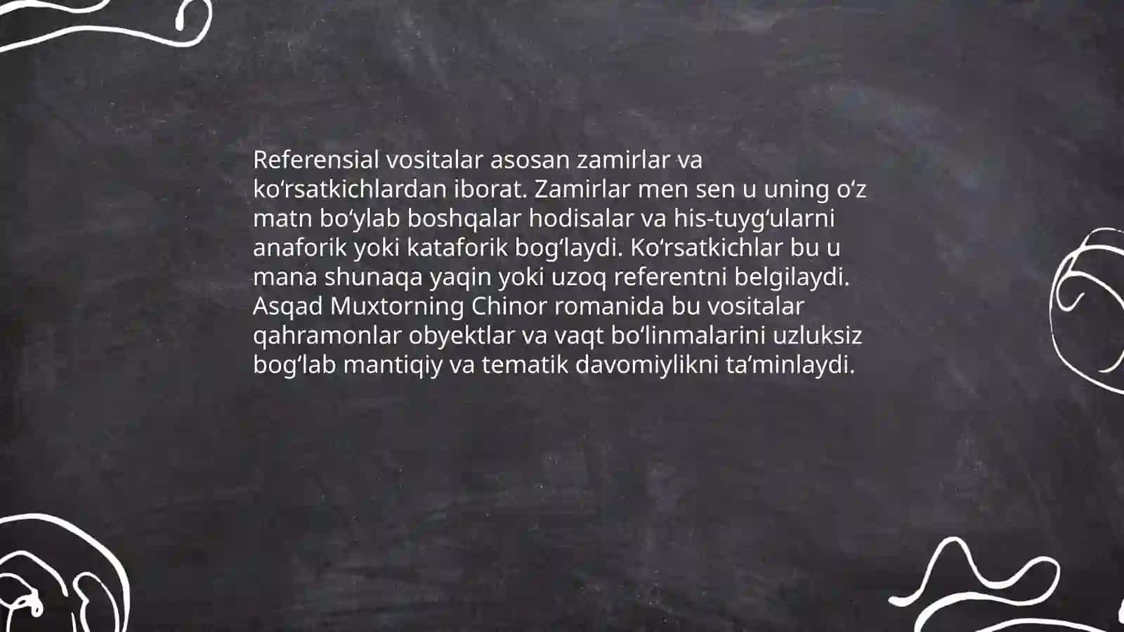 Chinor romanini (Asqad Muxtor) tarkibiy qismlarini bog‘lovchi vositalar 4
