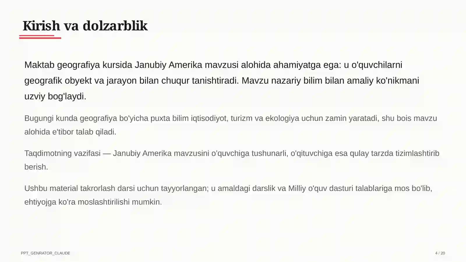 Janubiy Amerika (7-sinf) 4