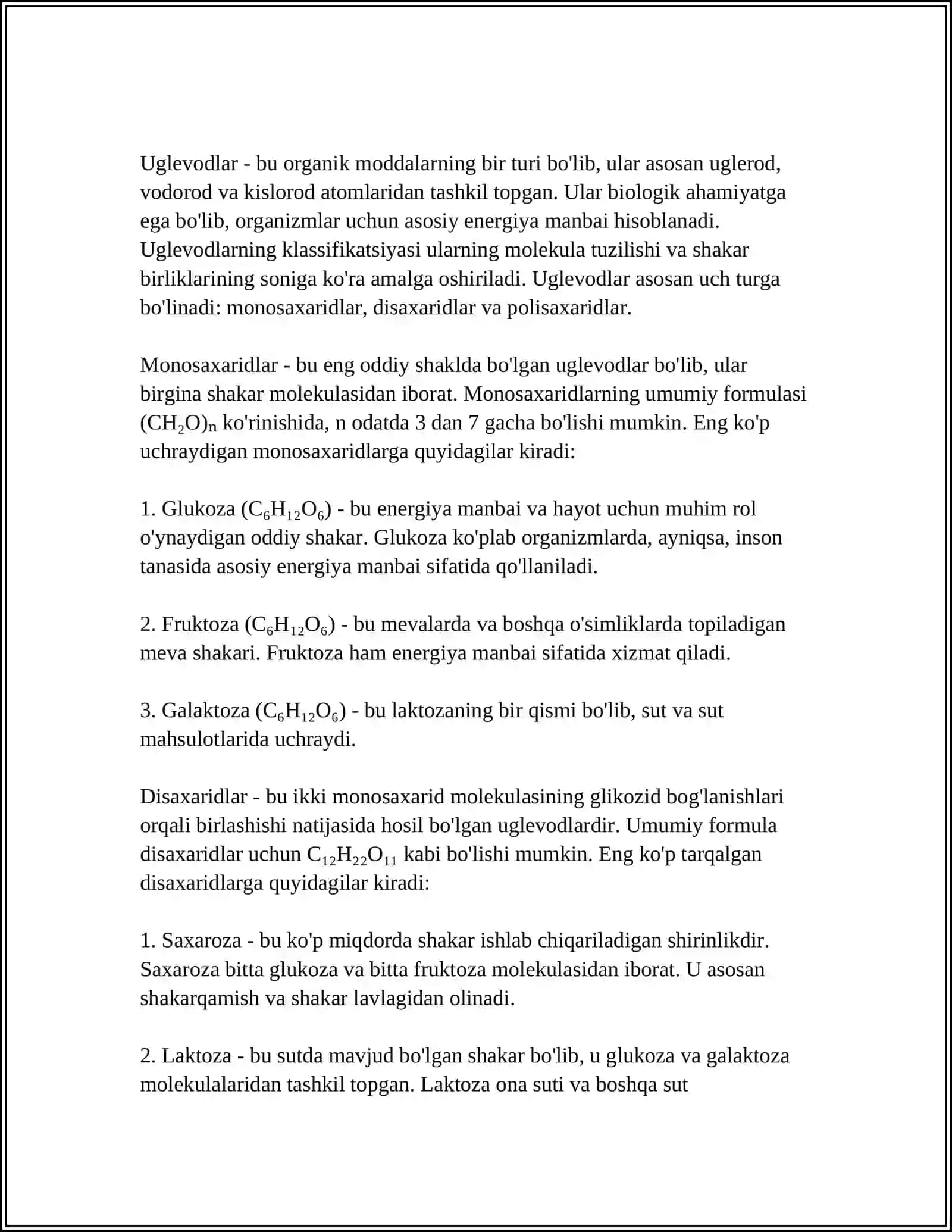 Uglevodlar 4