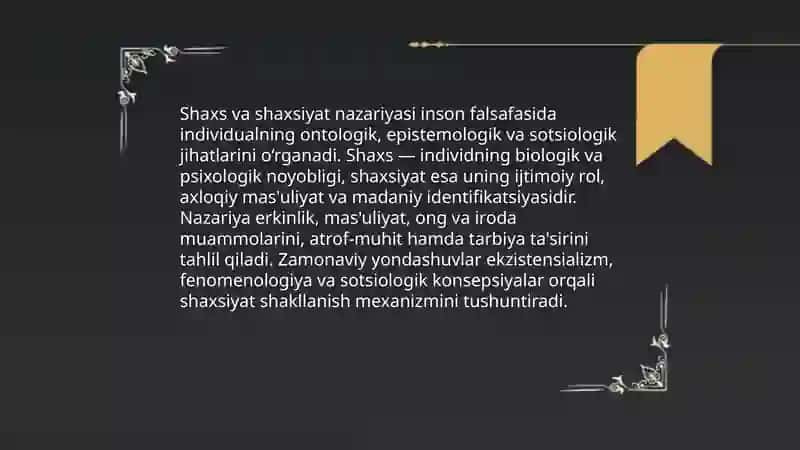 Inson falsafasi 4