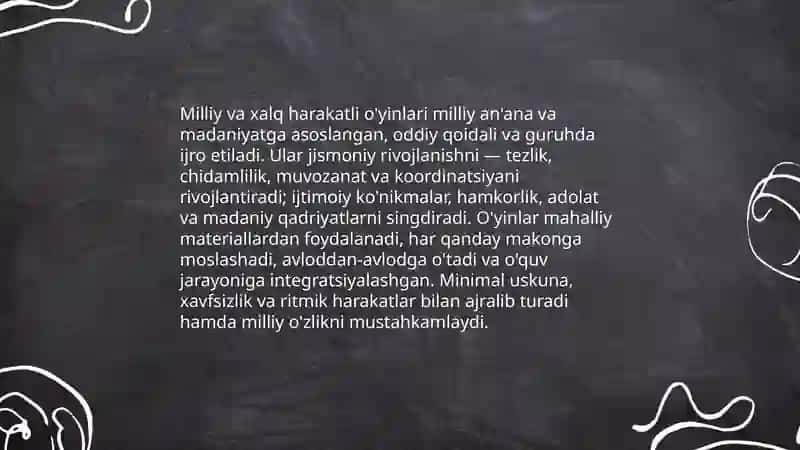 Harakatli O'yinlar Tarixi 4