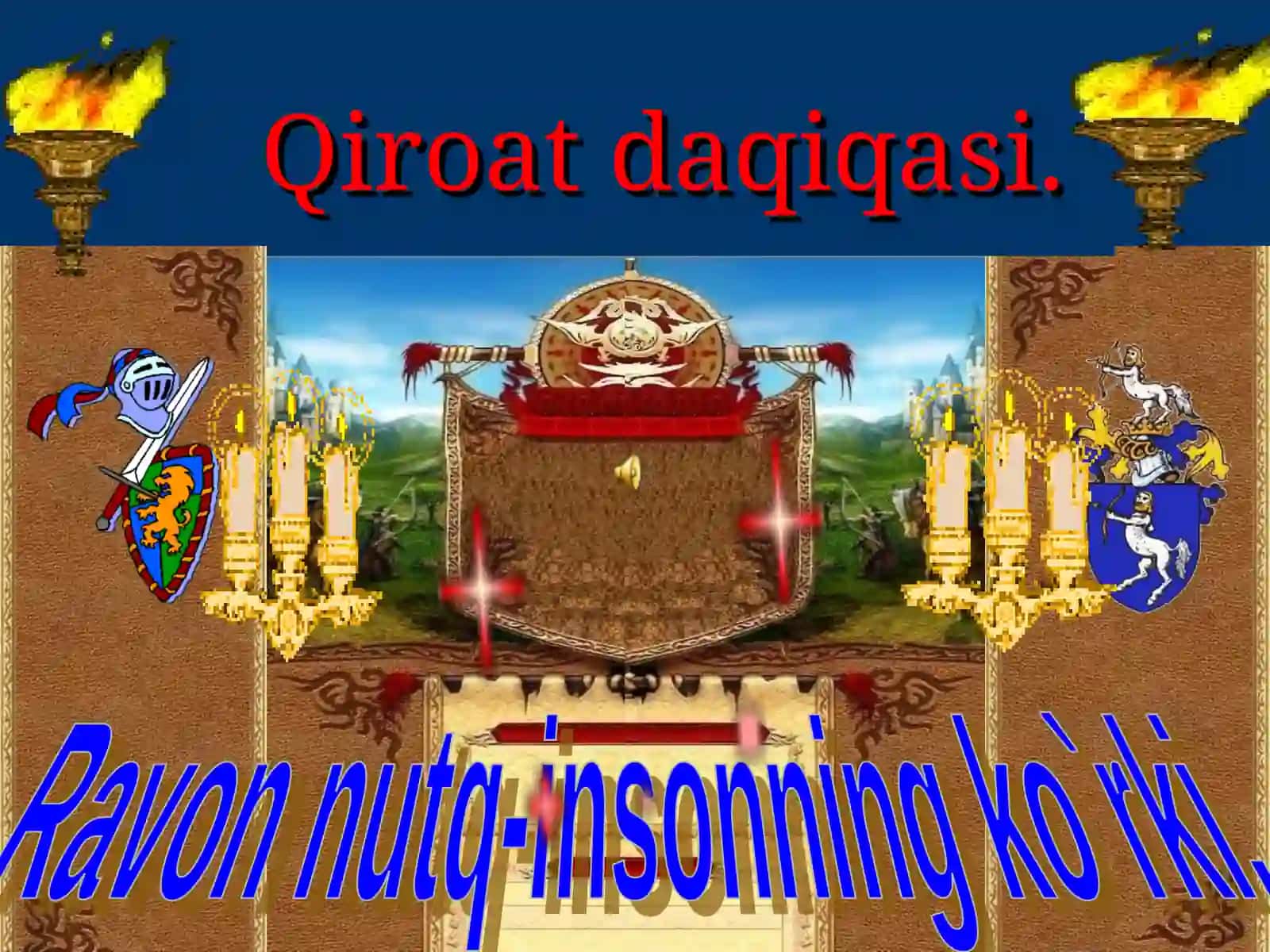 “Go`ro`g`lining tug’ilishi”dostoni 4