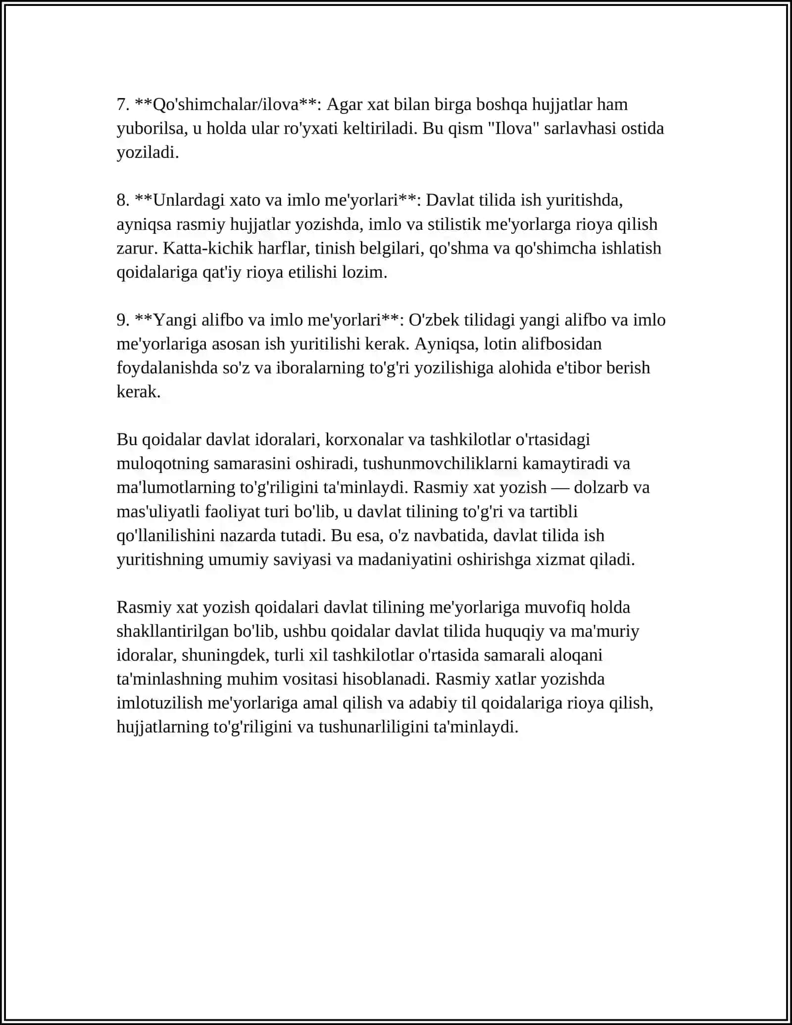 DAVLAT TILIDA ISH YURITISH IMLO SAVODXONLIGI 4