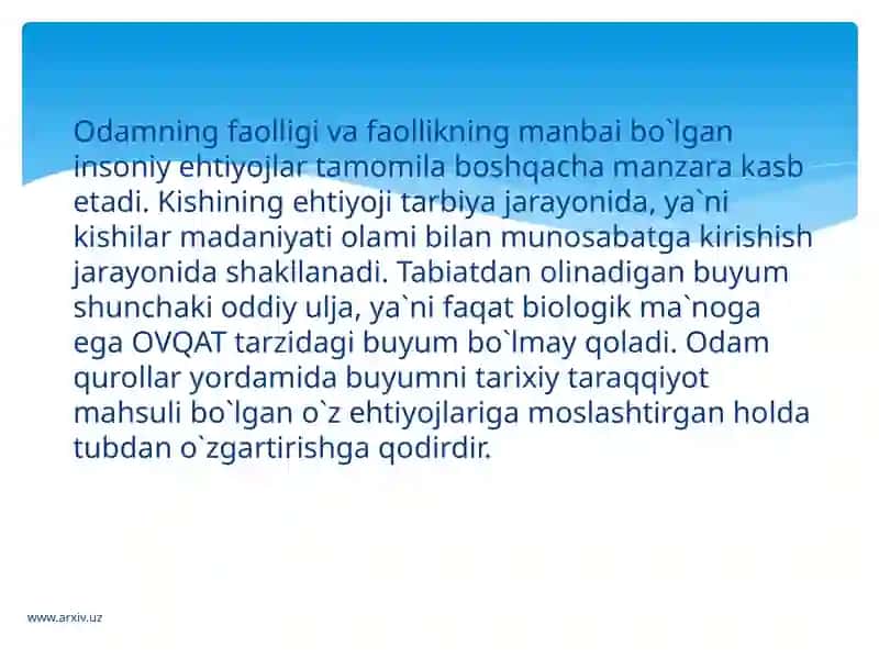 Faoliyat va faoliyat turlari 4