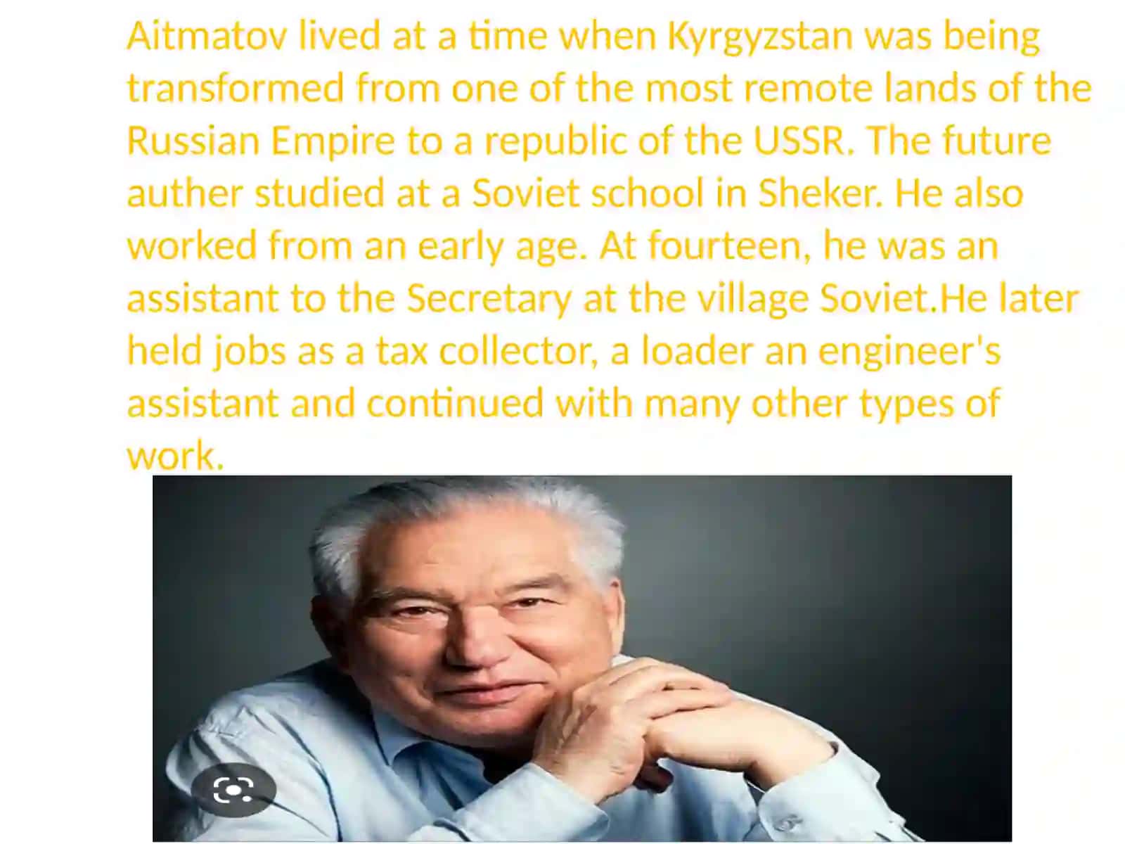 Chinghiz Torekulovich Aitmatov 4
