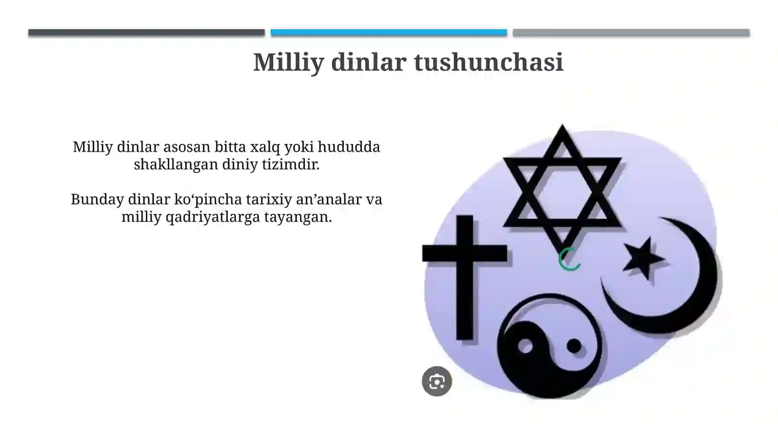 Milliy dinlar 4