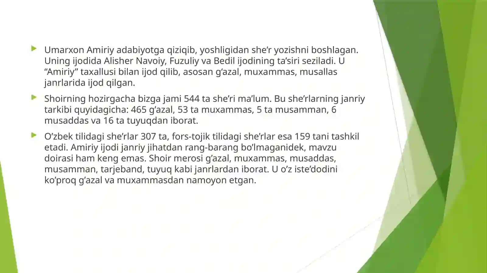 Umarxon–Amiriy faoliyati 4