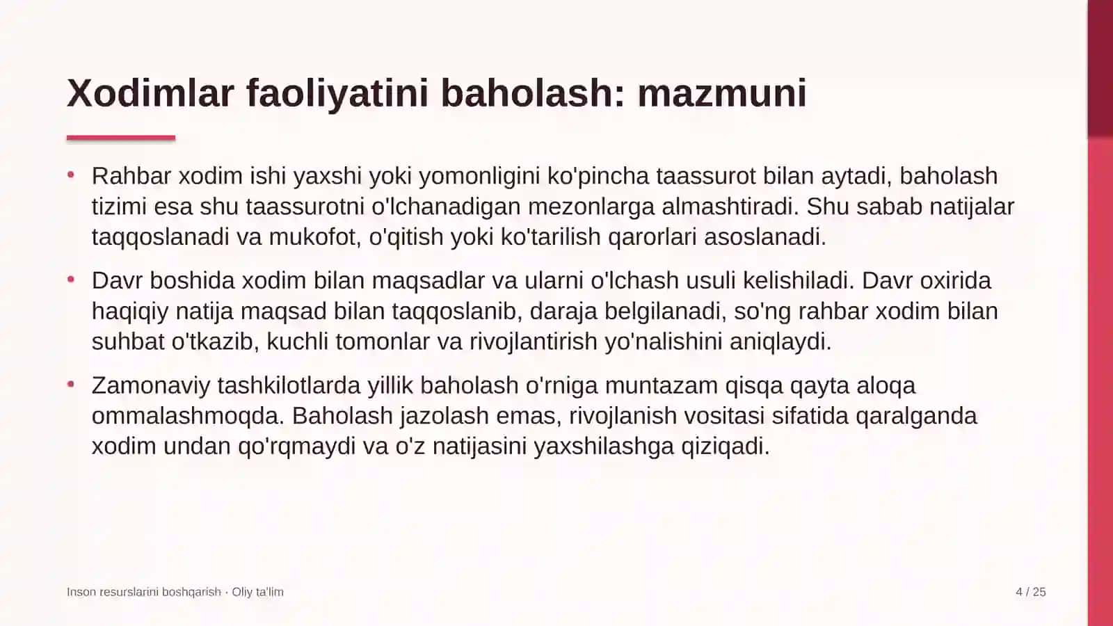 Vinochilik korxonalarida xodimlar faoliyatini baholash 4