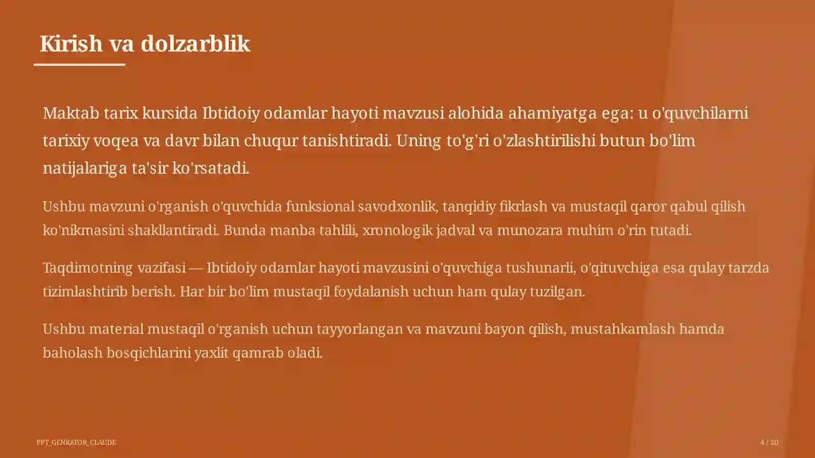 Ibtidoiy odamlar hayoti (5-sinf) 4