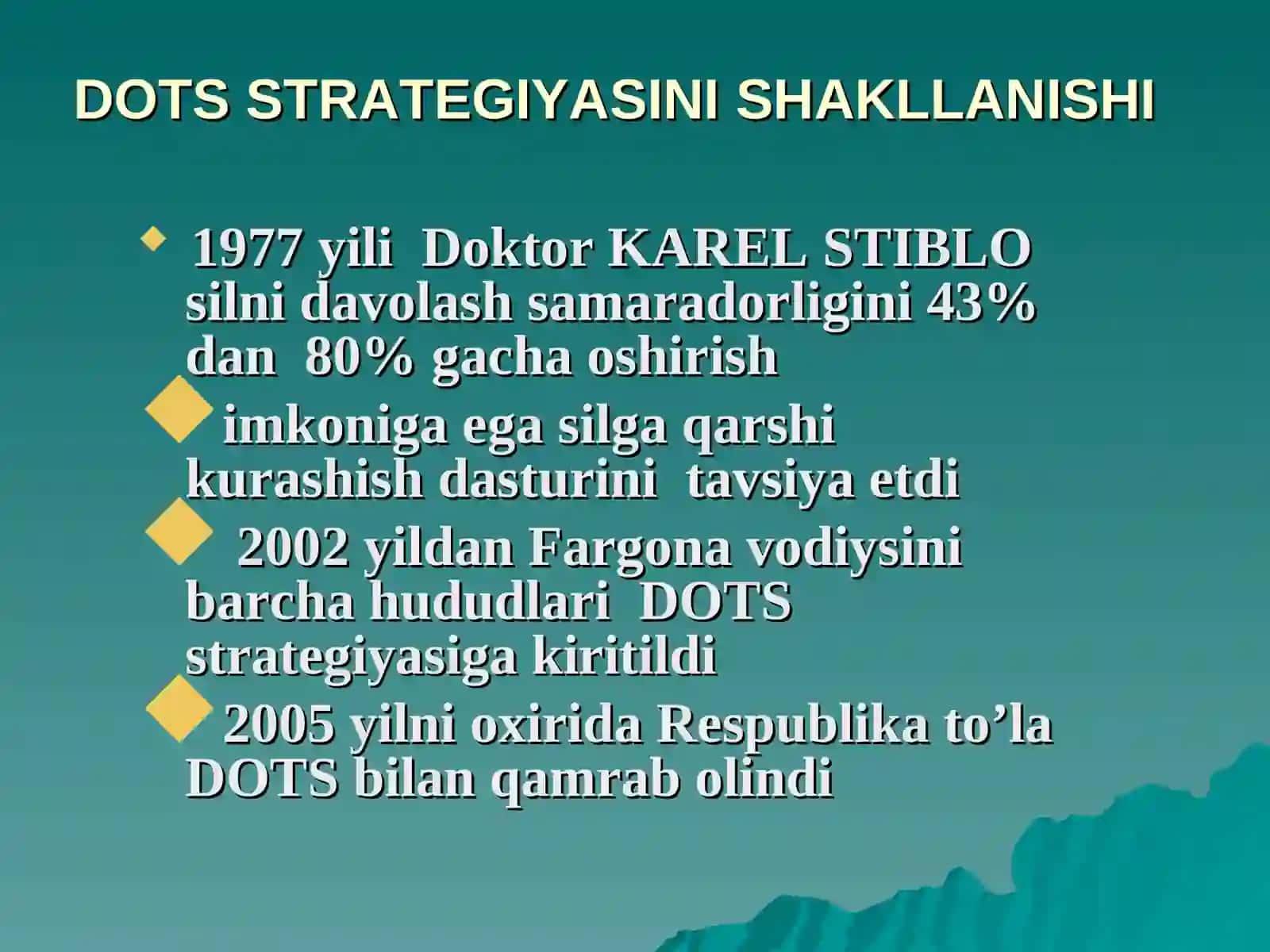 Tuberkulyoz profilaktikasi va davolash tamoyillari 4