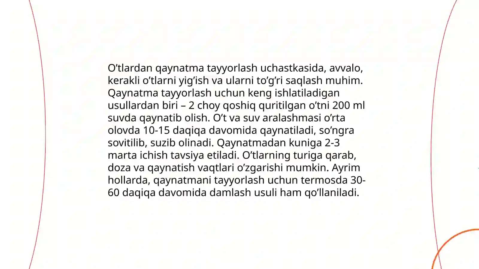 Qaynatmalar tayyorlash va ularga dori moddalarni qoʻshish usullari 4