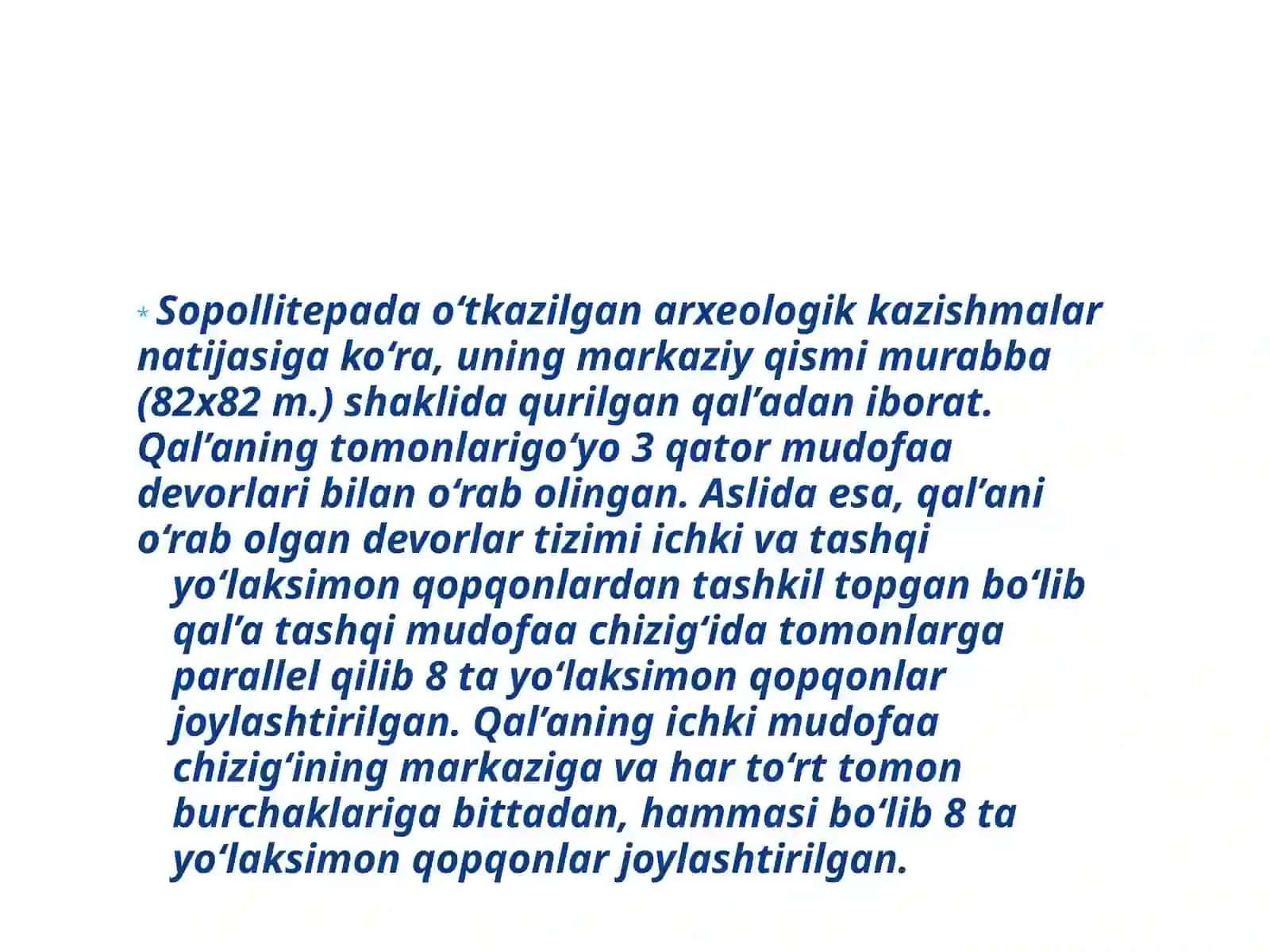 Boboxonov Oʻralni arxeologiya 4