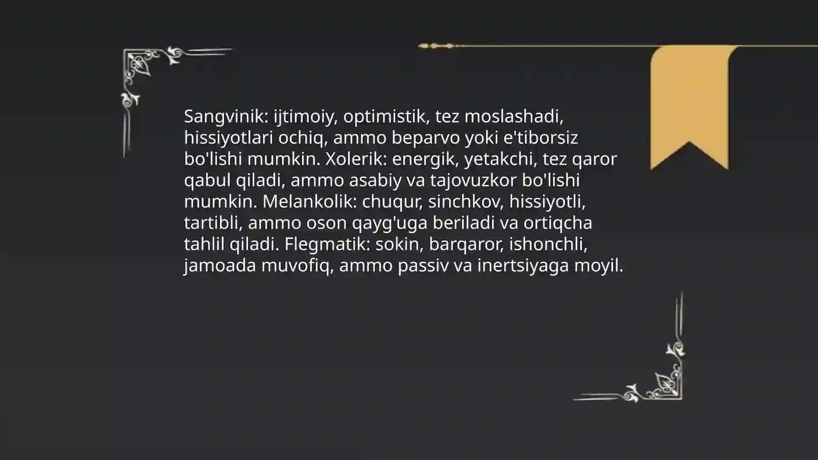 Temperament 4