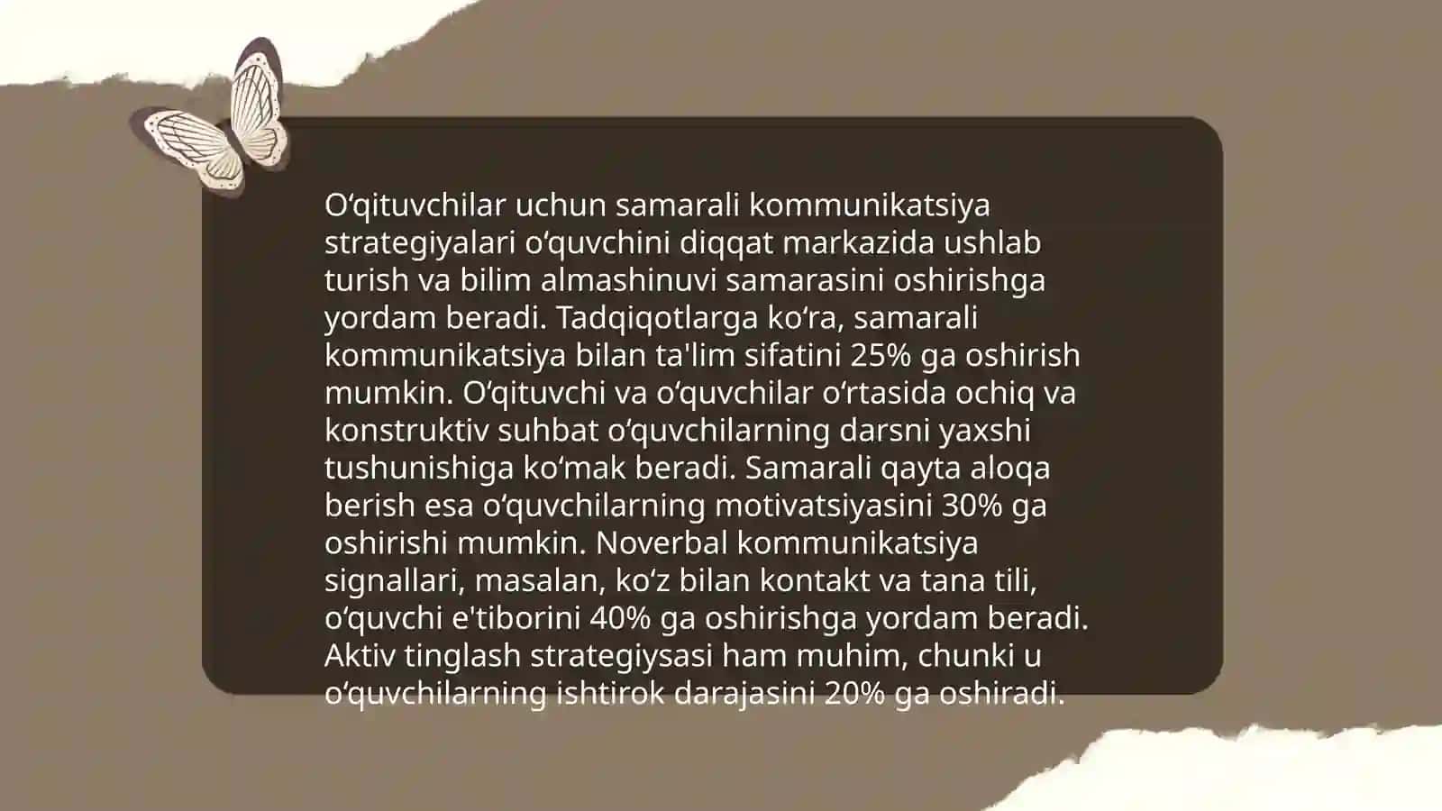 Oʻqituvchi pedagogik faoliyatida muloqot madaniyati va psixologiyasi 4