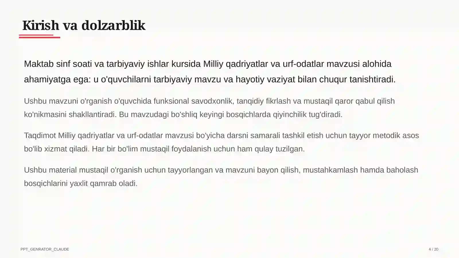 Milliy qadriyatlar va urf-odatlar 4