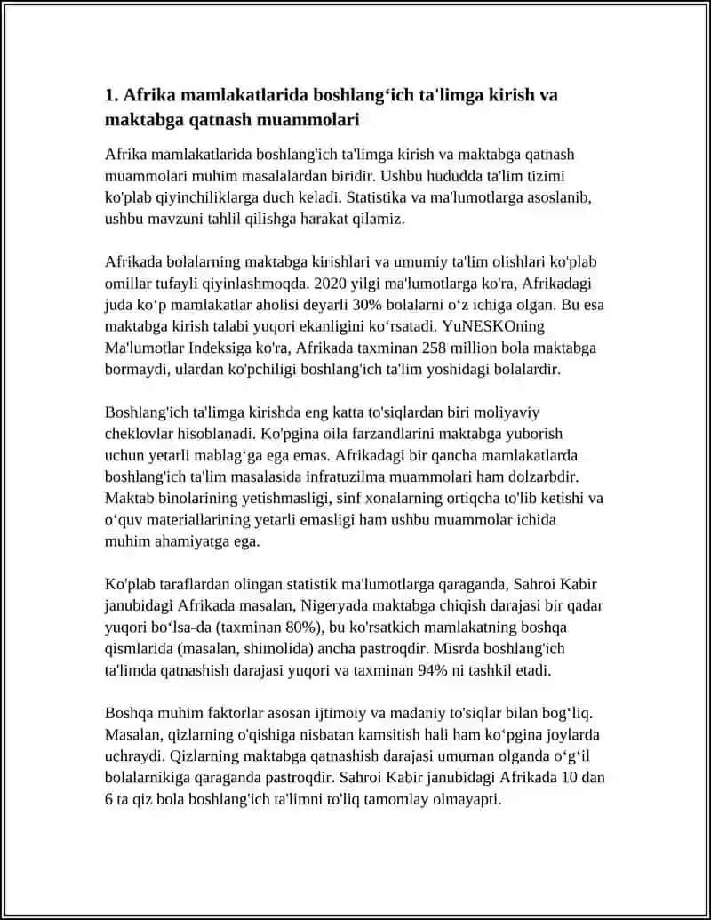 AFRIKA MAMLAKATLARIDA TALIM MUAMMOLARI VA TARBIYA JARAYONLARI 4