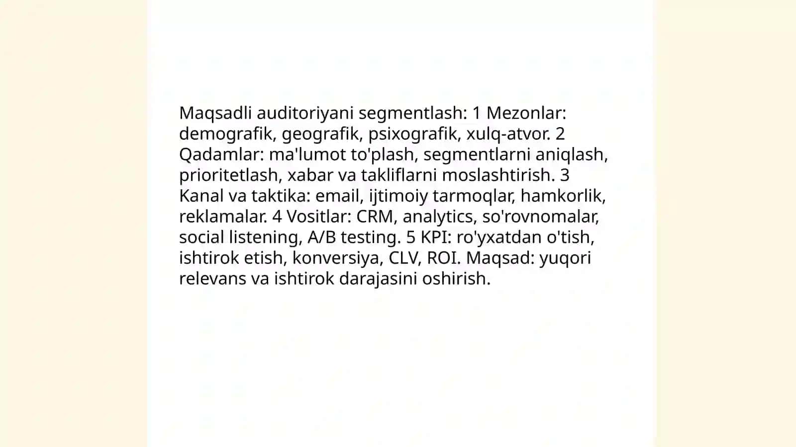 Tadbir marketingi strategiyasi 4