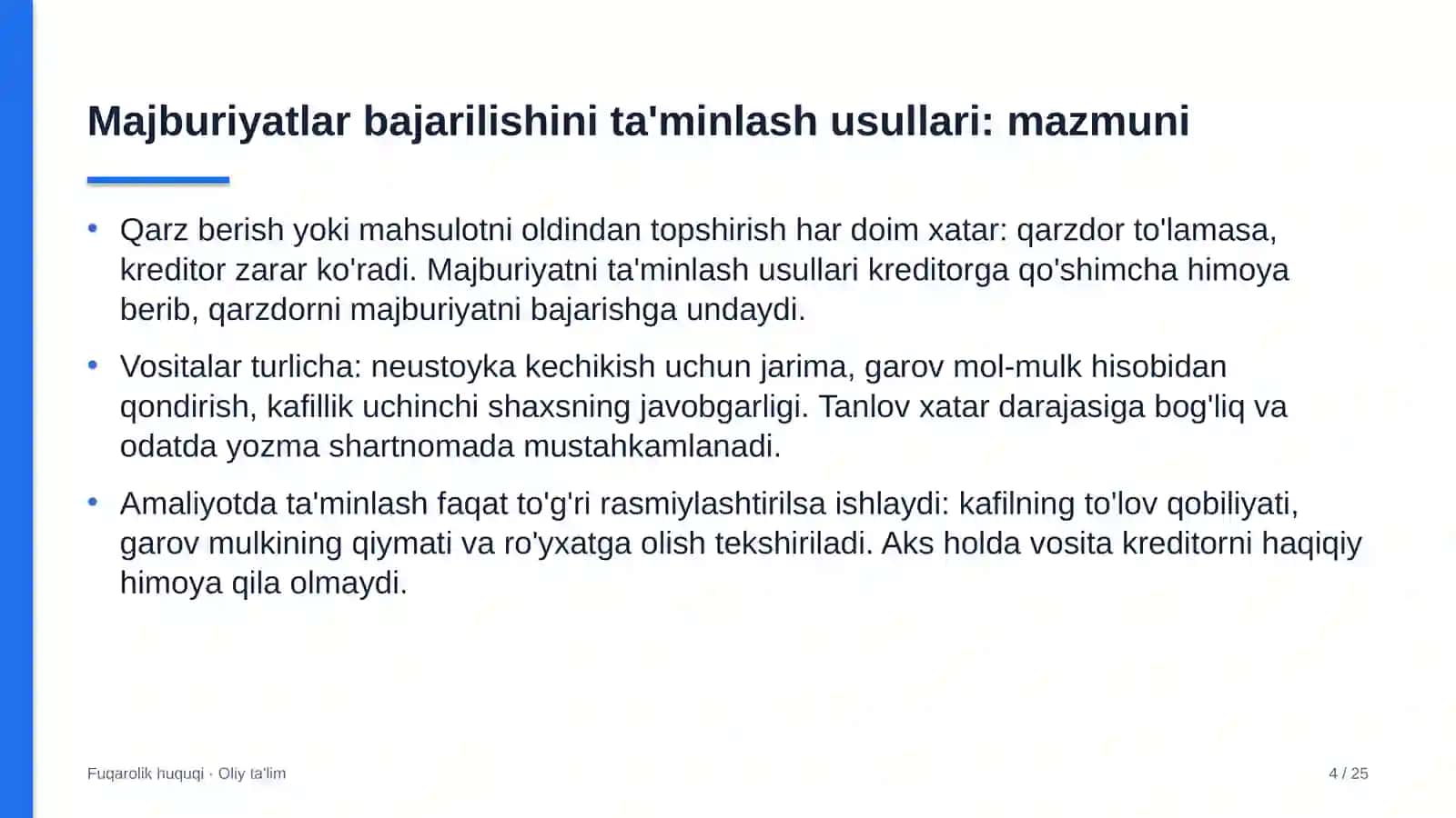 vagon ta'mirlash zavodlarida majburiyatlar bajarilishini ta'minlash usullari 7051 4