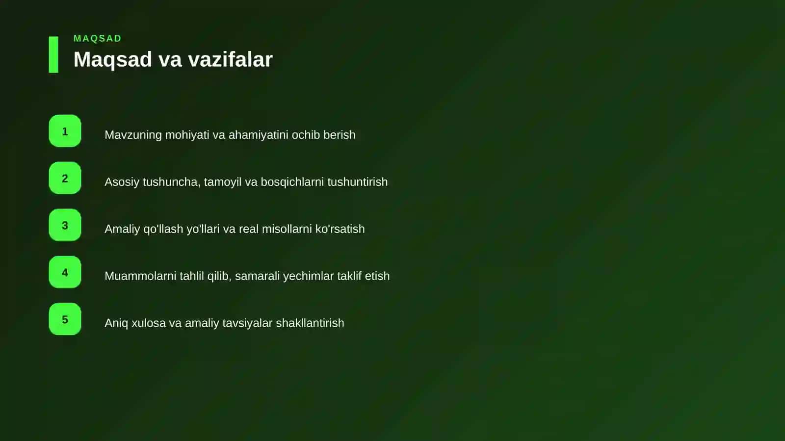 Raqobat tahlili — real misollar bilan 4