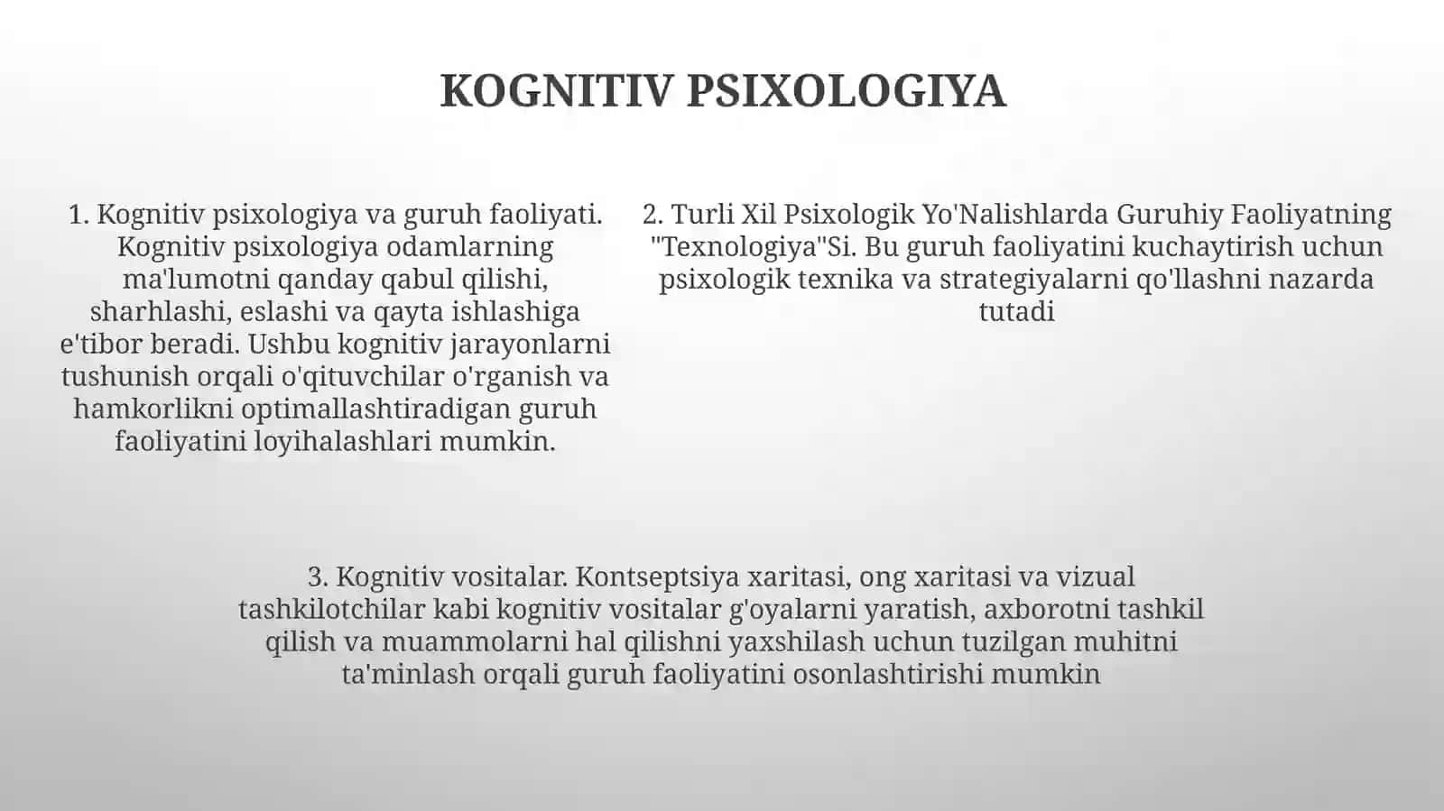 Turli Xil Psixologik Yo'Nalishlarda Guruhiy Faoliyatning "Texnologiya"Si 4