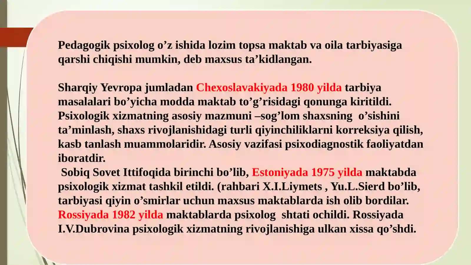 Psixologik xizmat fani shakllanishining nazariy, ilmiy va metodologik asoslari 4