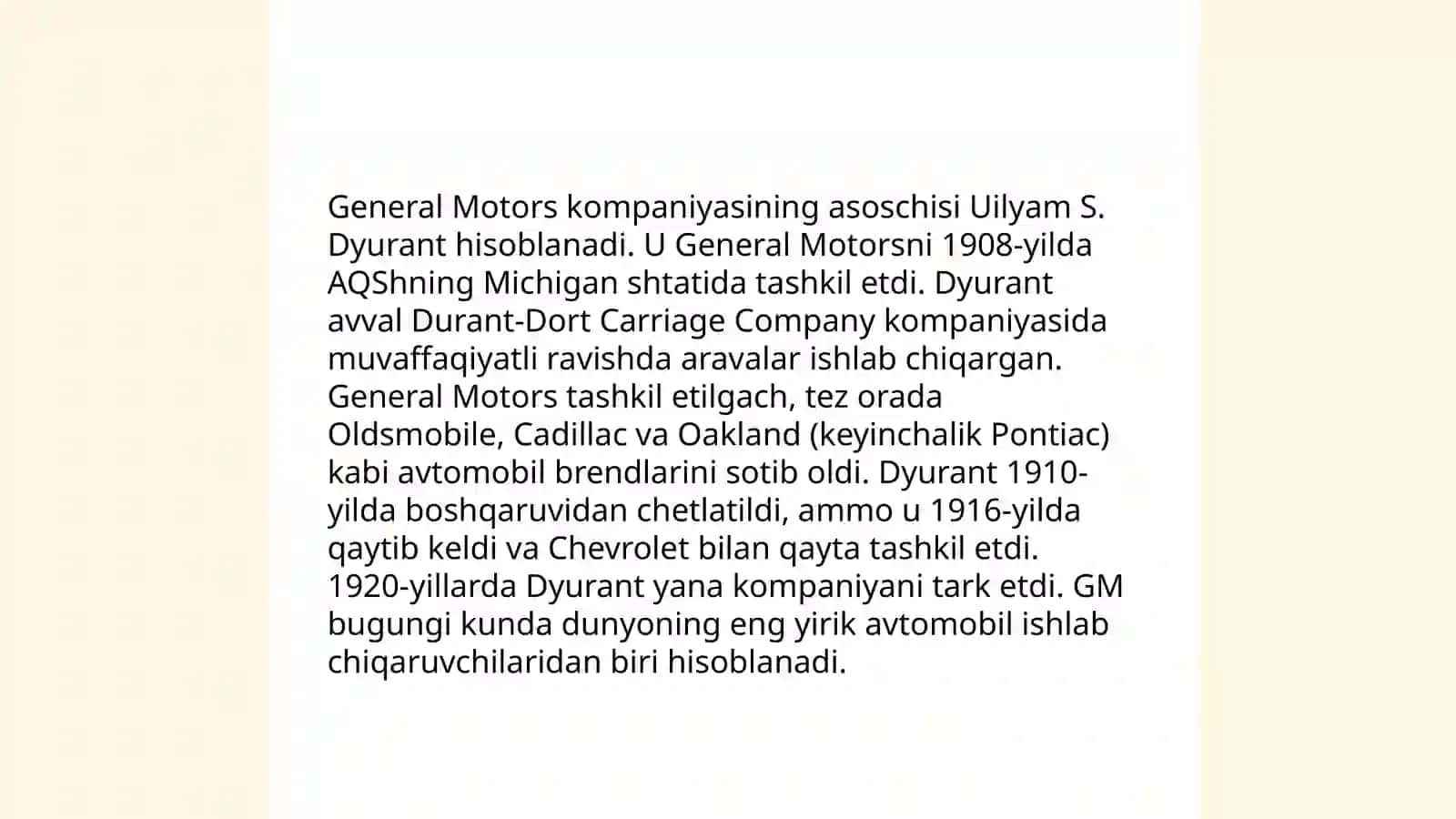 General Motors 4