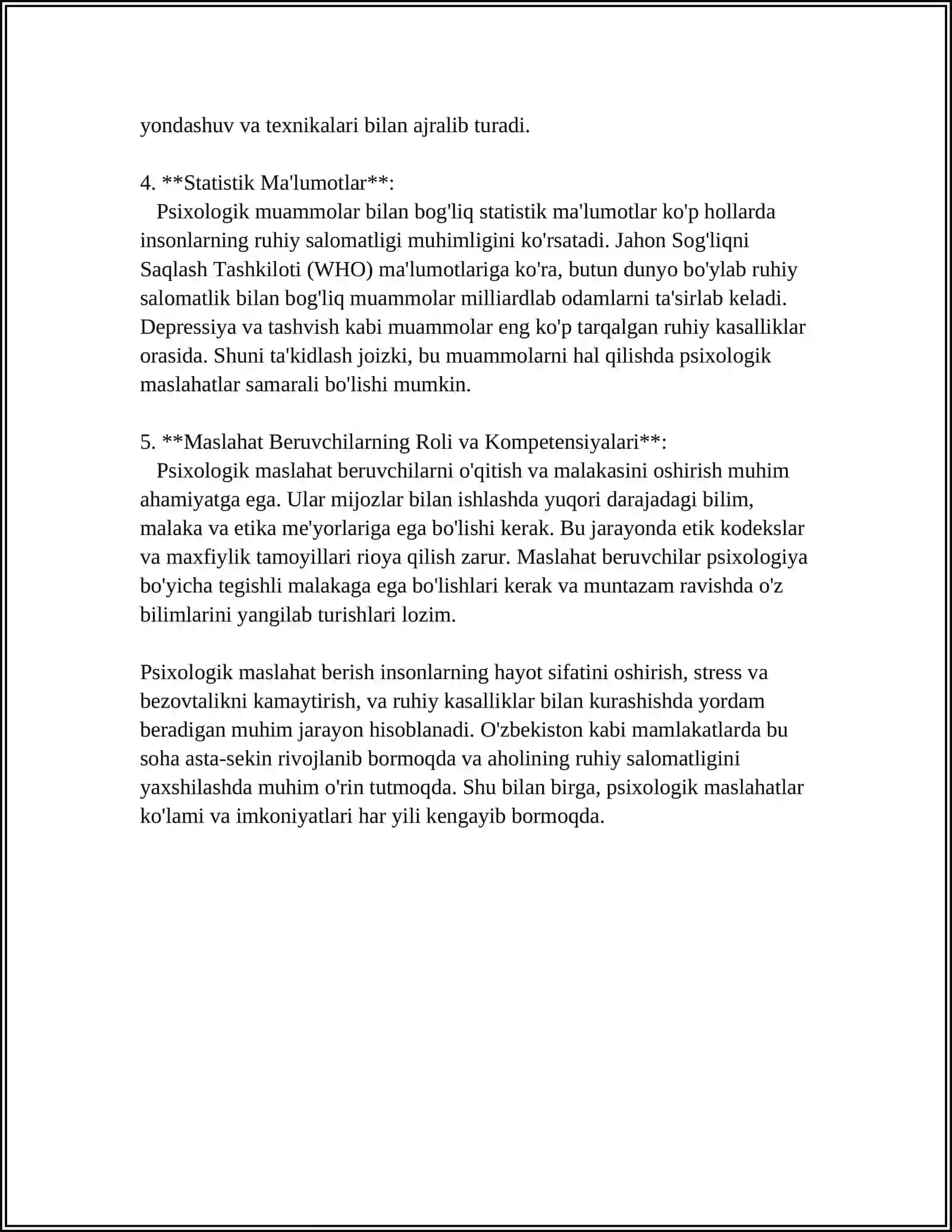 TA’LIM MUASSASALARIDA AMALIY PSIXOLOGIYADAN PSIXOLOGIK AMALIYOTGA 4