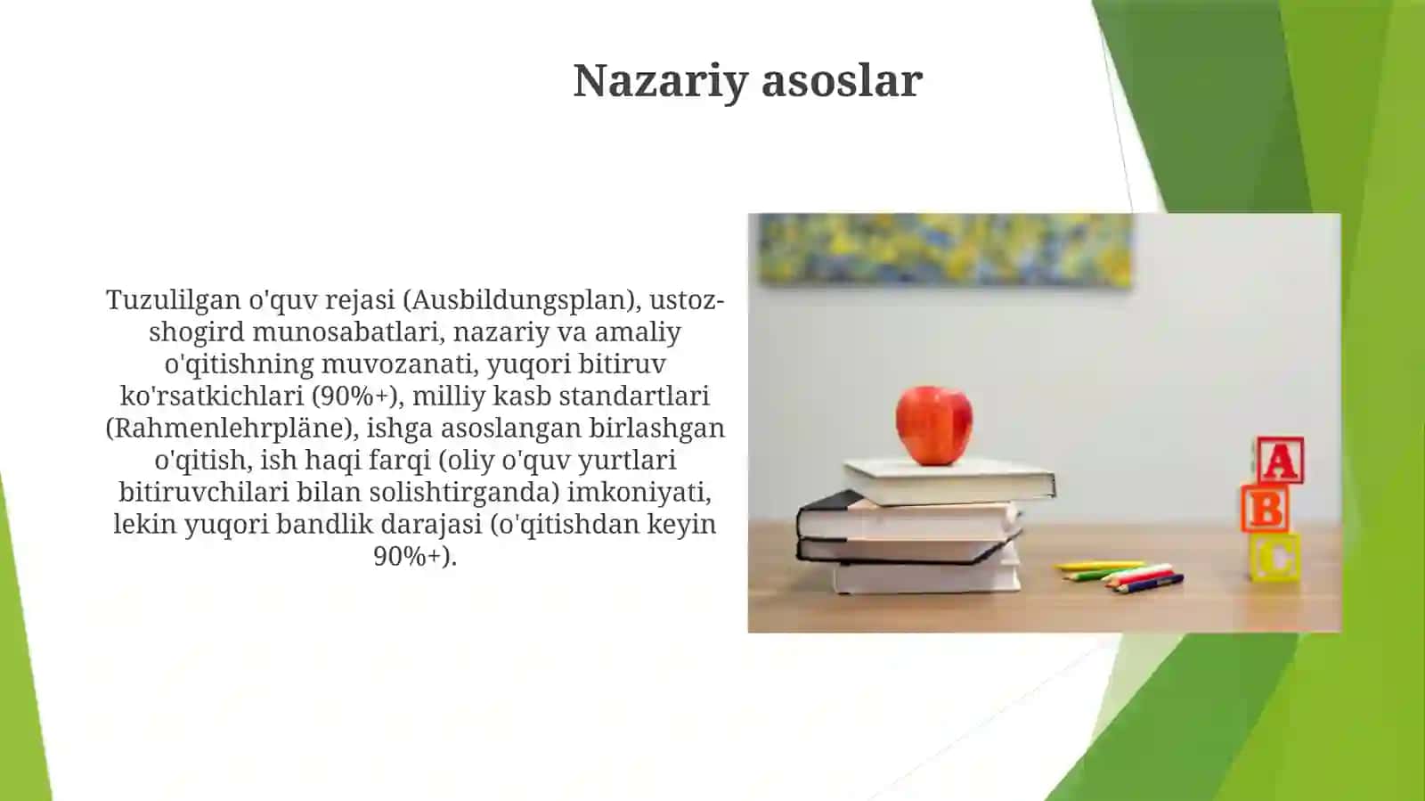 Germaniya taʼlim tizimining "Dual bosqichi" xususiyatlari 4