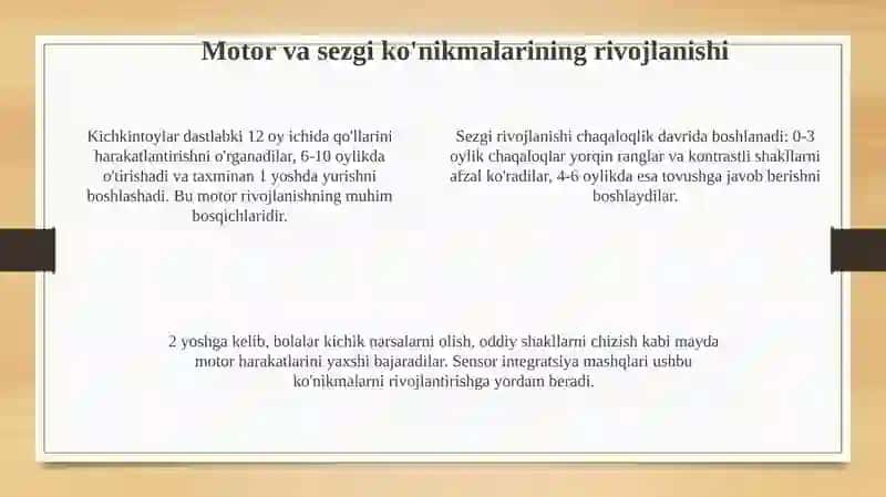 Umumiy fiziologik va miya rivojlanishi 4