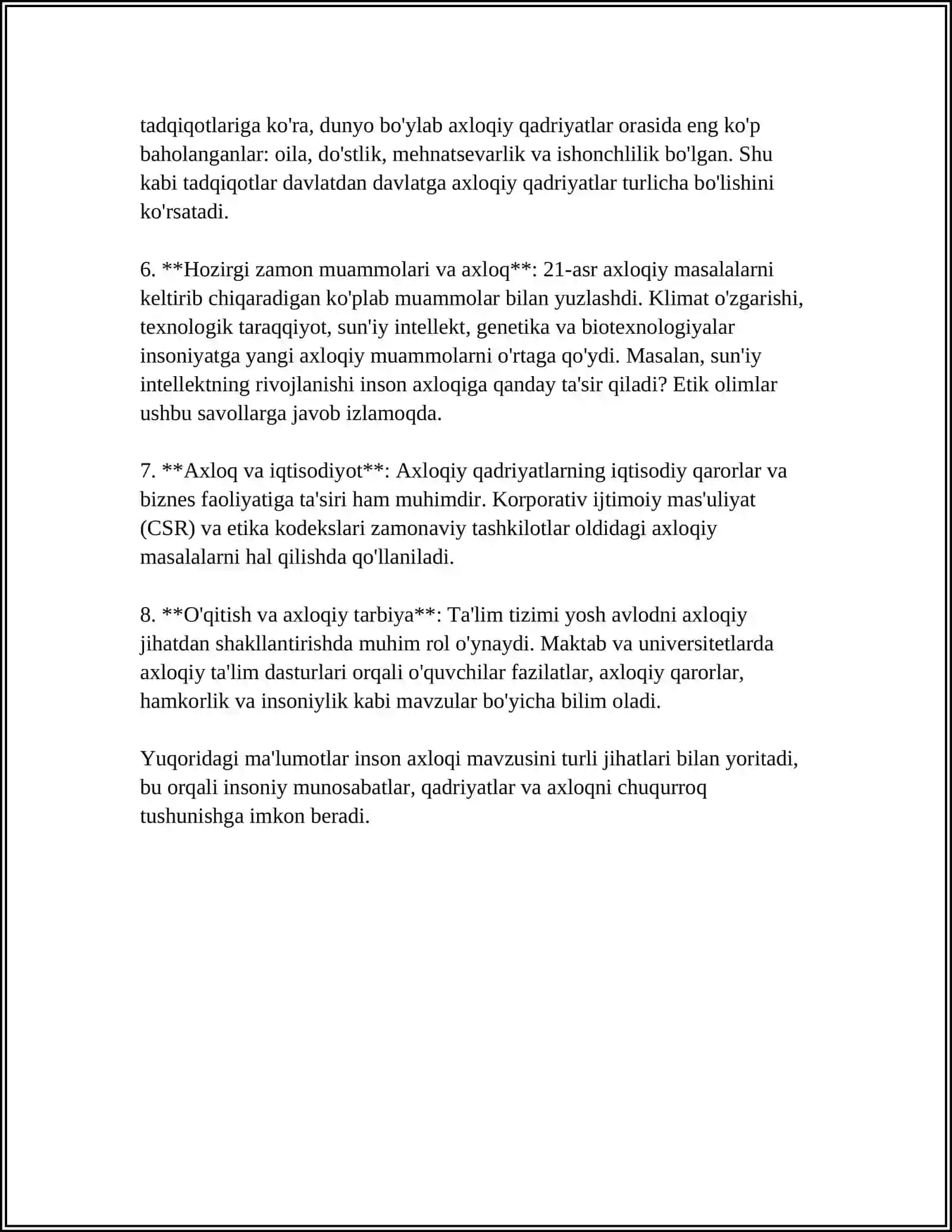 2-SINF "TARBIYA" DARSLIGINI OʻRGANISH 4