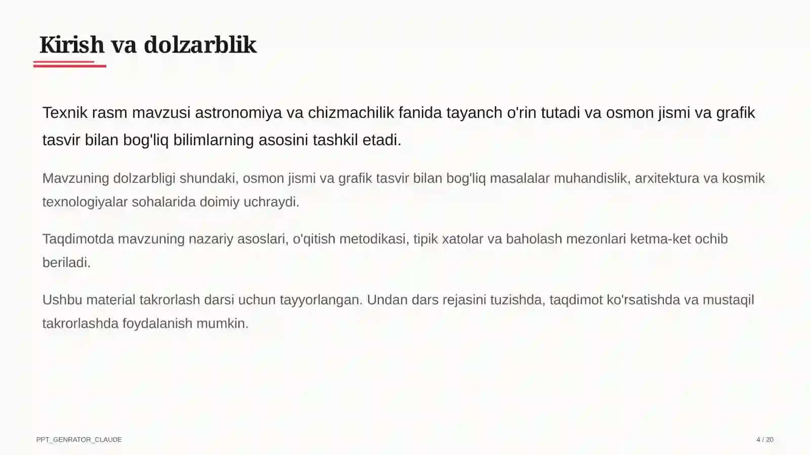 Texnik rasm (8-sinf) 4