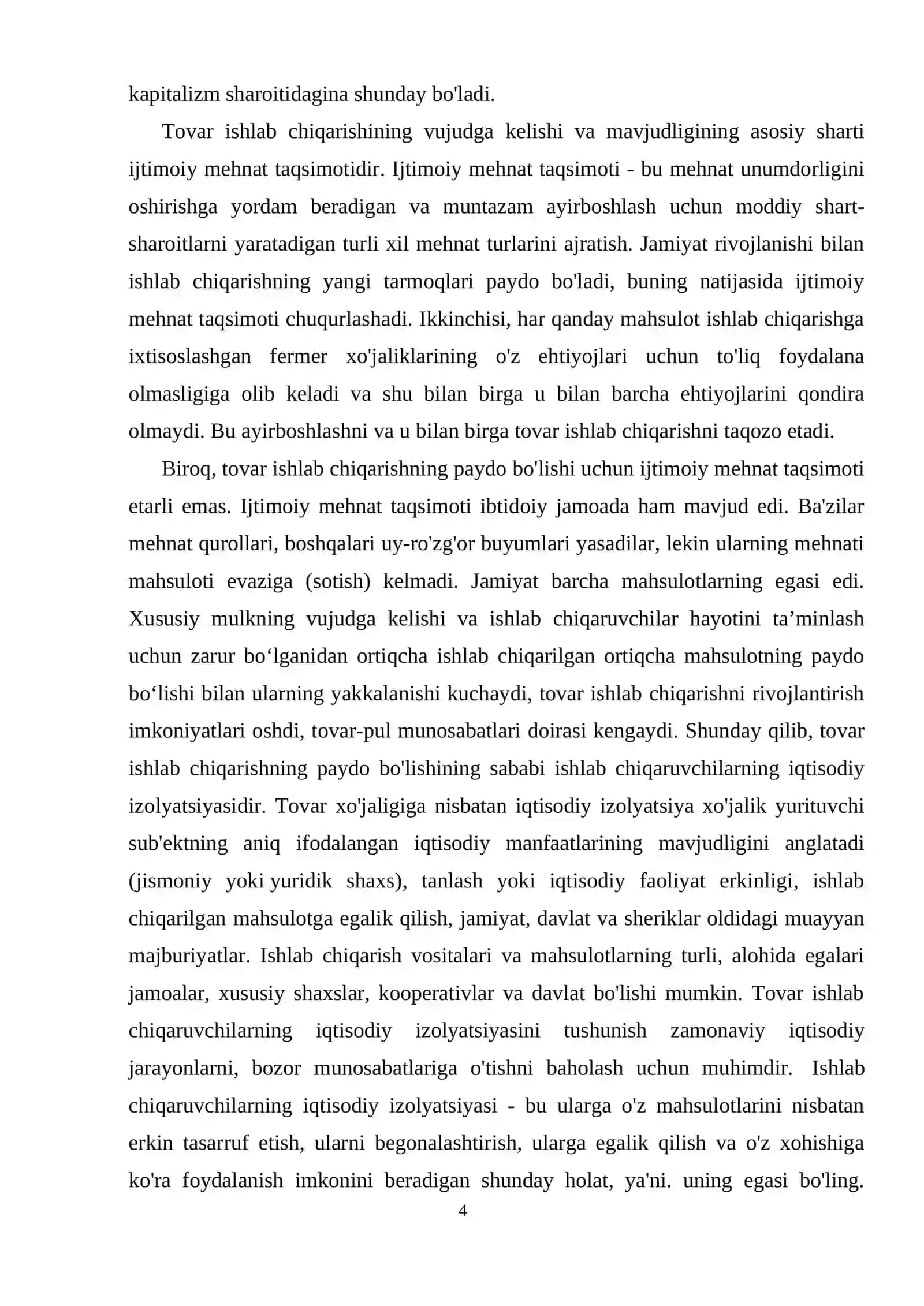 TOVAR ISHLAB CHIQARADIGAN TARMOQLARNI STATISTIK O’RGANISH 4
