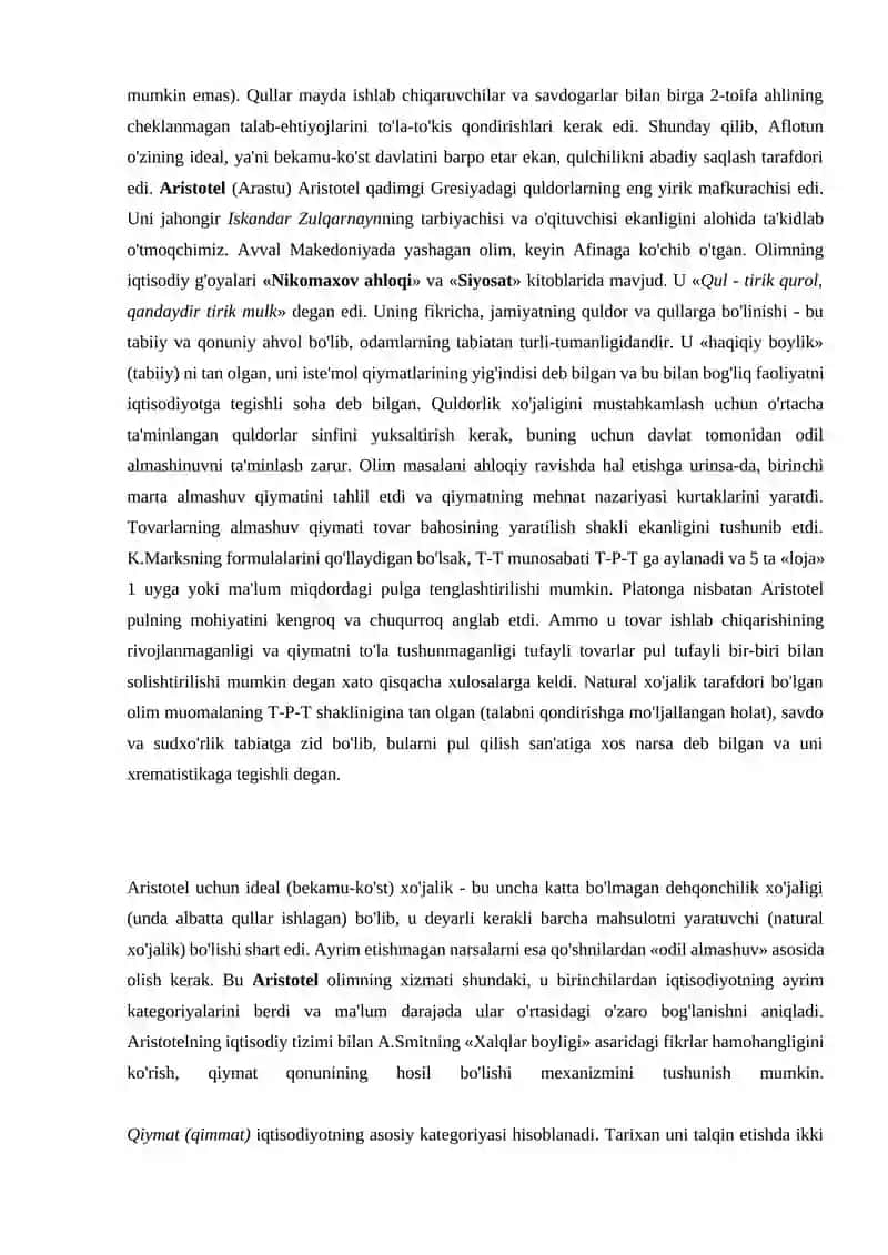 Qadimgi Yunonistondagi iqtisodiy ta'limotlar 4