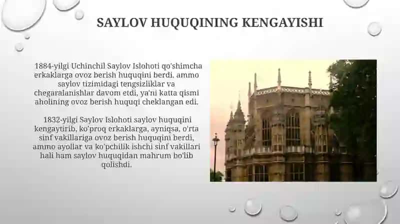 Ingliz parlamenti (XVII arsning ikkinchi yarmi XIX arsda) 4