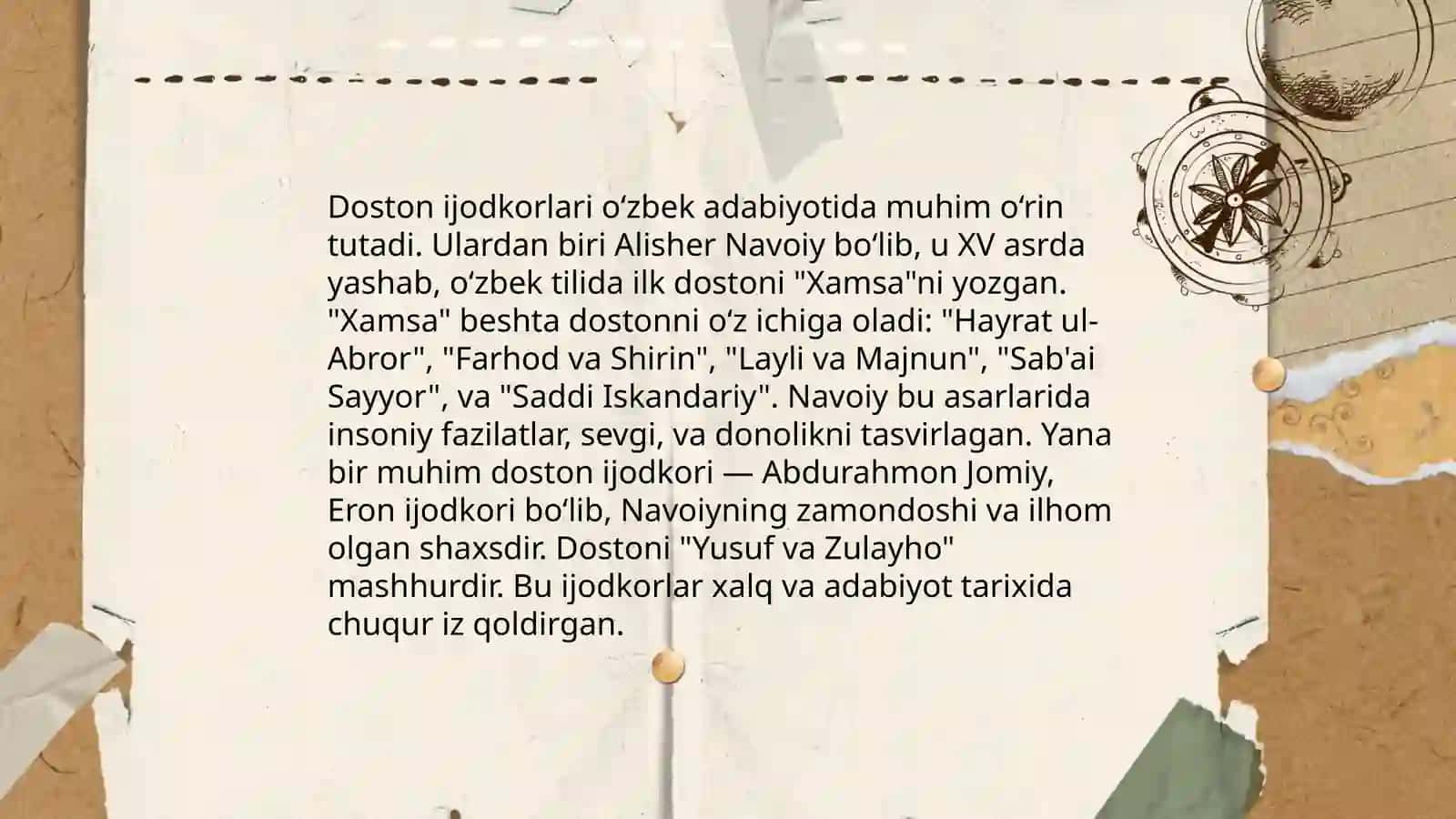 Doston janri va uning ijro xususiyatlari 4