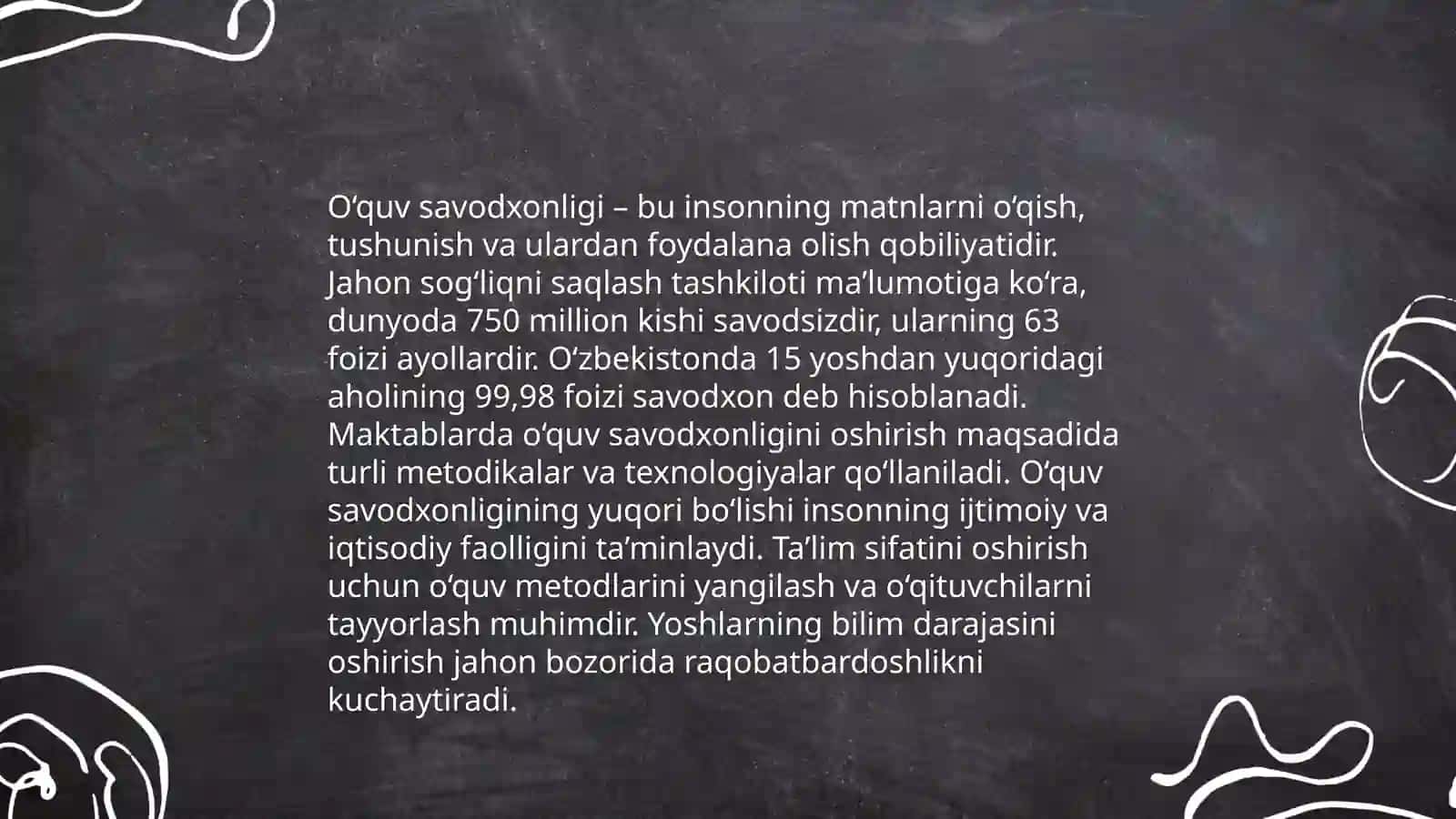 Matematik savodxonlik 4