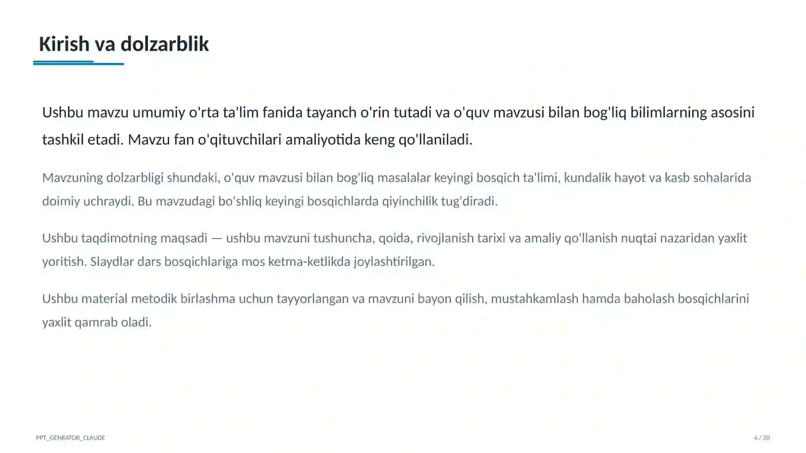 Davlat ta'lim standartlari: kompetensiyaviy yondashuv 4