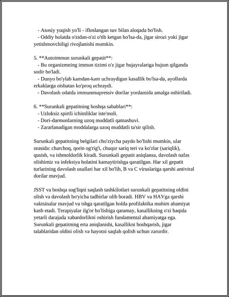 SURUNKALI GEPPATITLAR 4