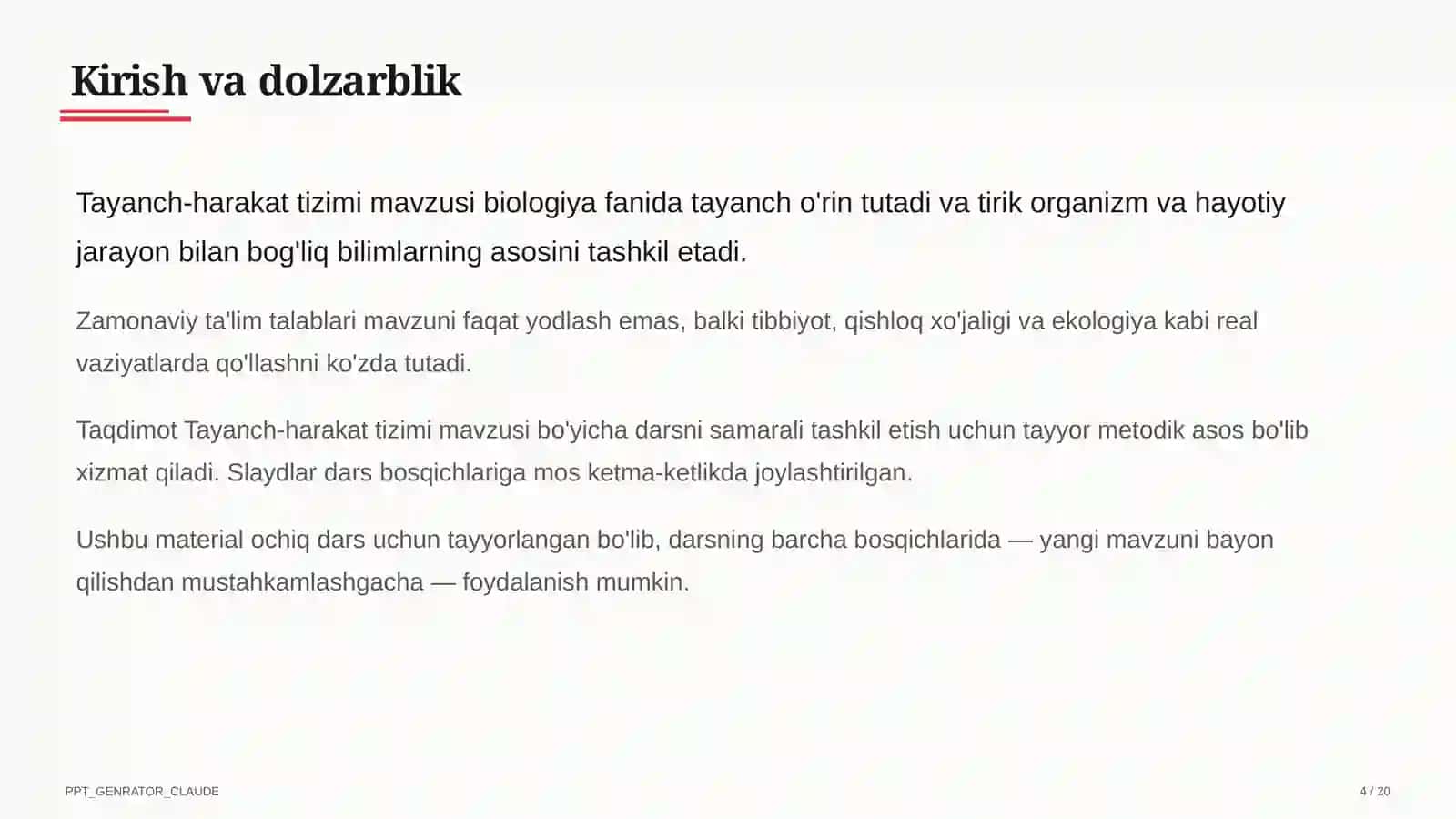 Tayanch-harakat tizimi (8-sinf) 4